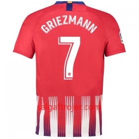 Atlético Madrid Fodboldtrøjer Griezmann 7 Hjemmebanesæt 2018/19 Kort ærmer